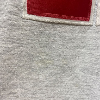古着 used　90s　RUSSELL ラッセル　長袖刺繍スウェット　トレーナー　ヴィンテージ　USA製　霜降りカラー　Lサイズ
