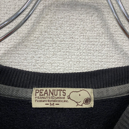 PEANUTS　ピーナッツ　スヌーピー　スウェット/トレーナー　黒　ブラック　Ｍサイズ