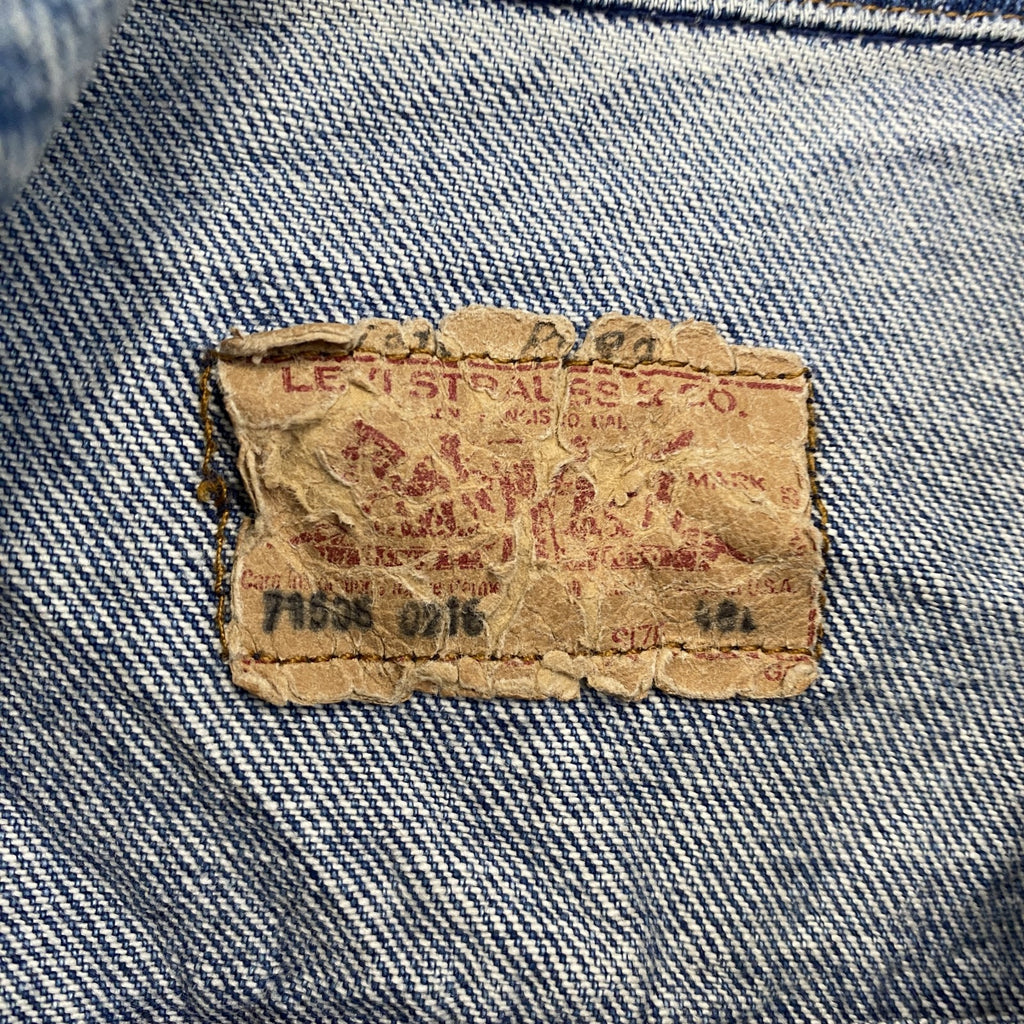 ～90s　Levi’ｓ　リーバイス　4thタイプ　デニムジャケット/Gジャン　ヴィンテージ　青　ブルー
