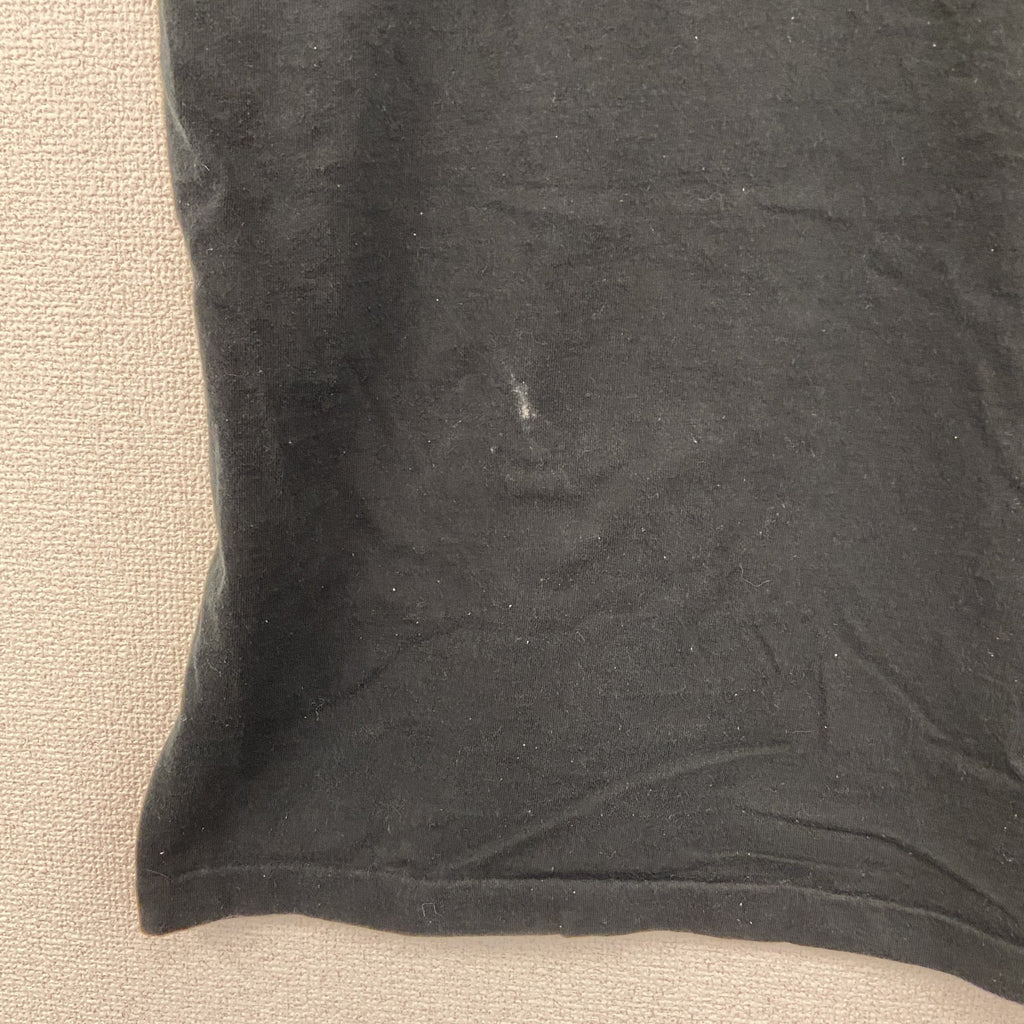 90s　FRUIT OF THE LOOM　フルーツオブザルーム　半袖プリントTシャツ　黒　ブラック　Lサイズ