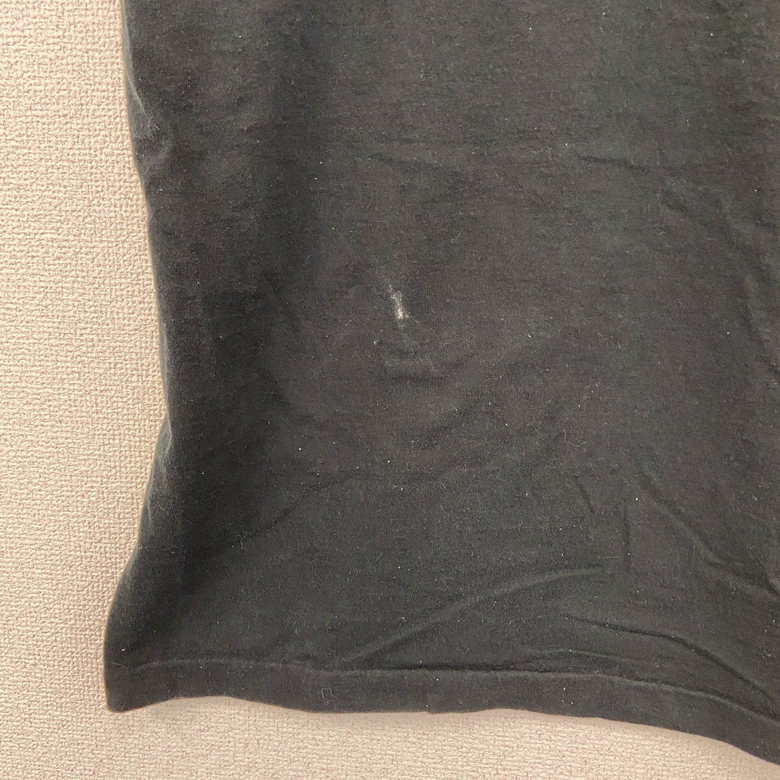 90s　FRUIT OF THE LOOM　フルーツオブザルーム　半袖プリントTシャツ　黒　ブラック　Lサイズ