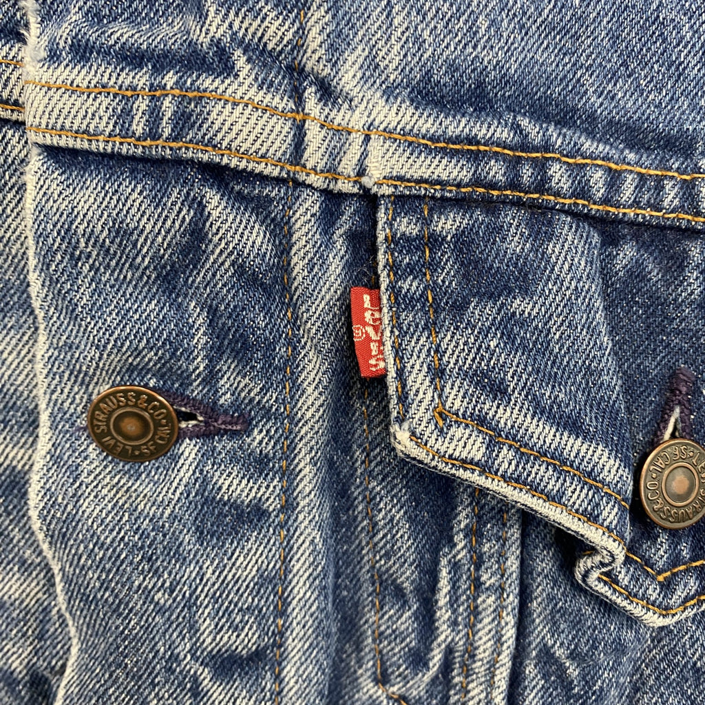 ～90s　Levi’ｓ　リーバイス　4thタイプ　デニムジャケット/Gジャン　ヴィンテージ　青　ブルー