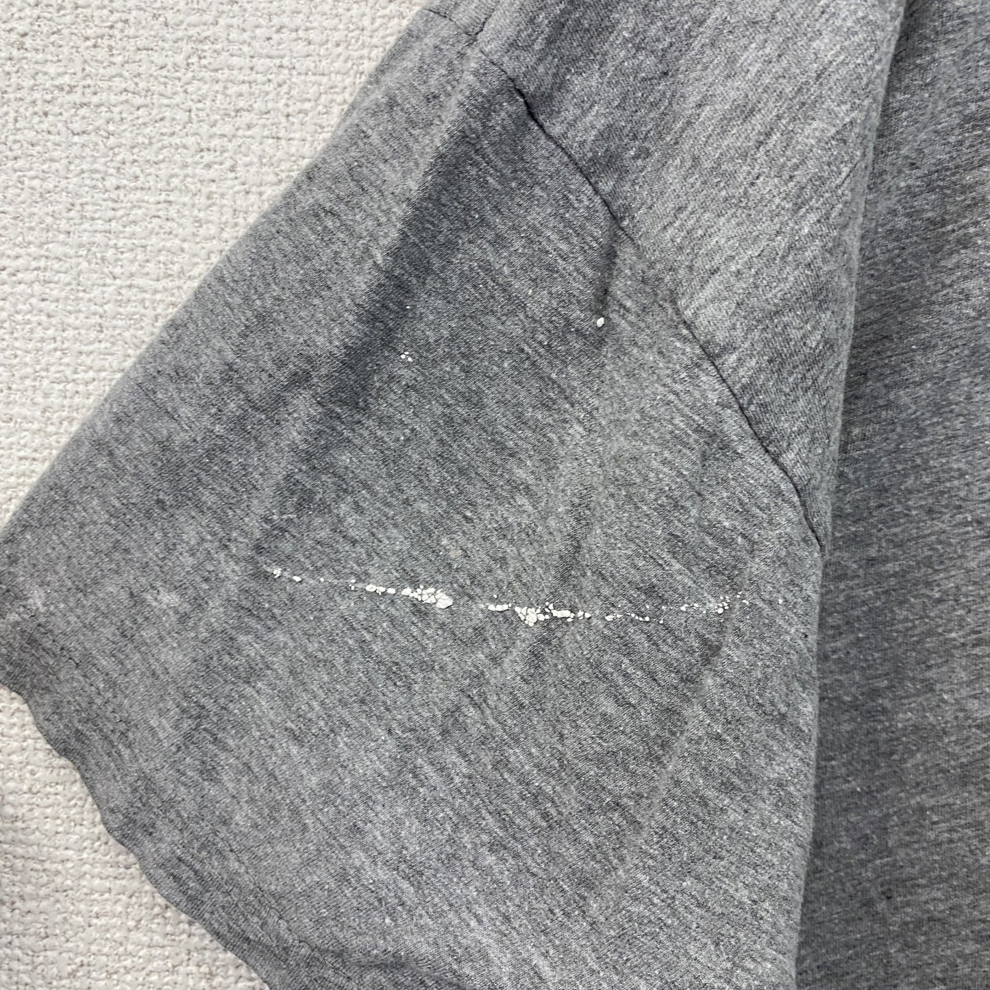 BC collection　半袖プリントTシャツ　人類の進化　灰色　グレー　Lサイズ