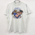 ～90s　半袖プリントTシャツ　ヴィンテージ　シングルステッチ　白　ホワイト　