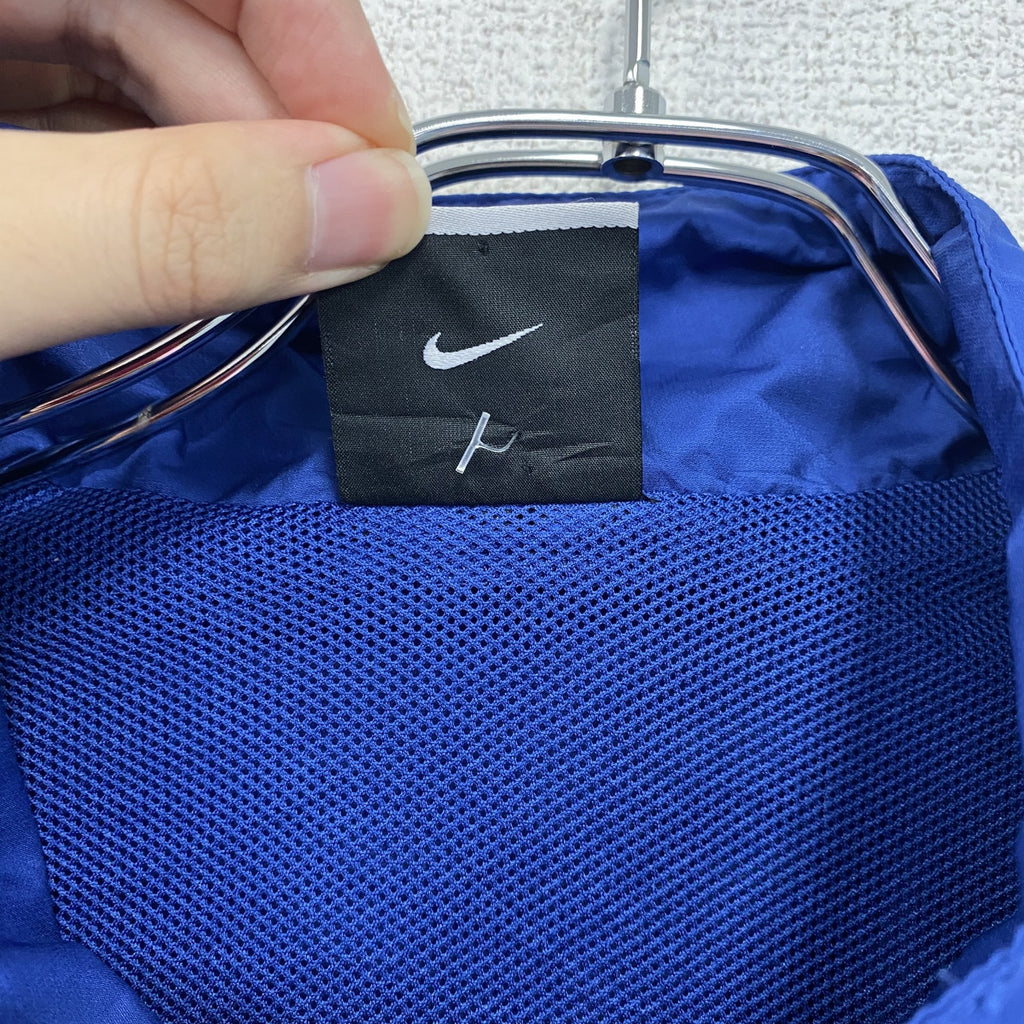 NIKE GOLF　ナイキ ゴルフ　プルオーバージャケット　ハーフジップ　刺繍　青　XLサイズ