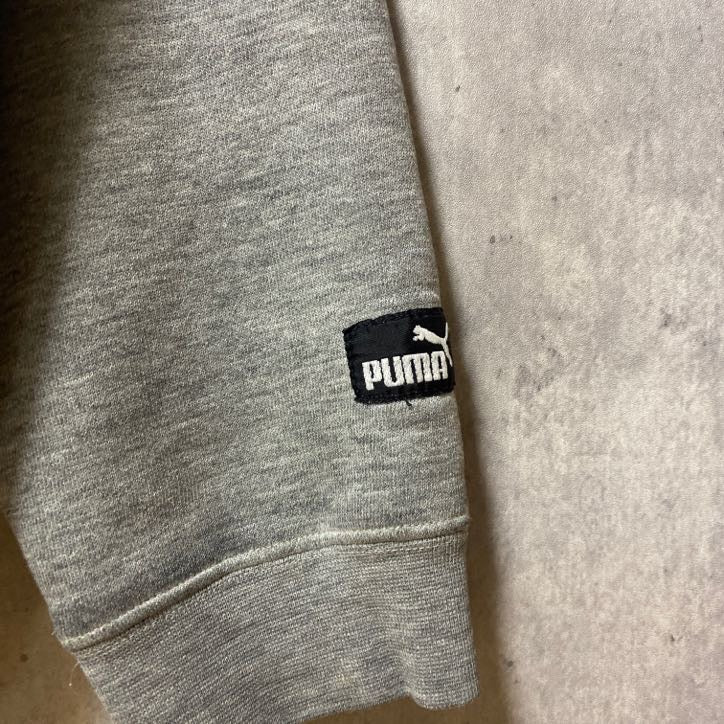 ～90s　PUMA　プーマ　NFL　アリゾナカージナルス　アメフト　刺繍スウェット/トレーナー　グレー　XLサイズ