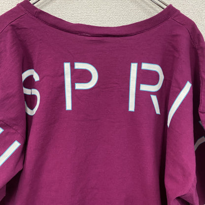 ESPRIT　半袖プリントTシャツ　紫　パープル　Lサイズ