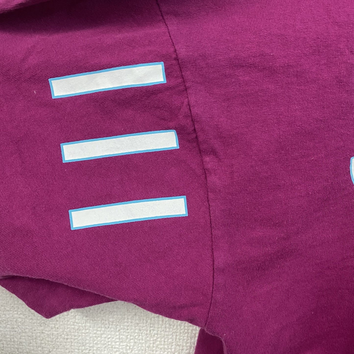 ESPRIT　半袖プリントTシャツ　紫　パープル　Lサイズ