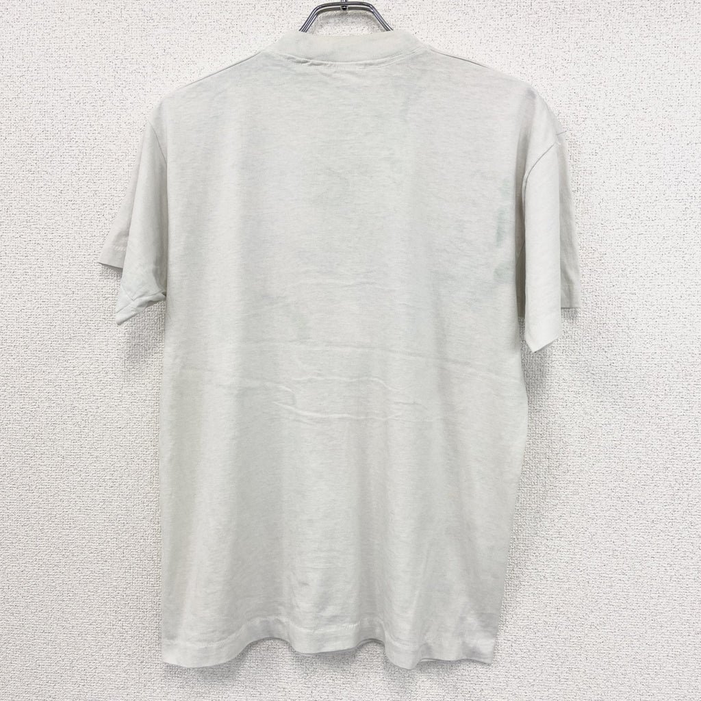 ～90s　半袖プリントTシャツ　ヴィンテージ　シングルステッチ　白　ホワイト　