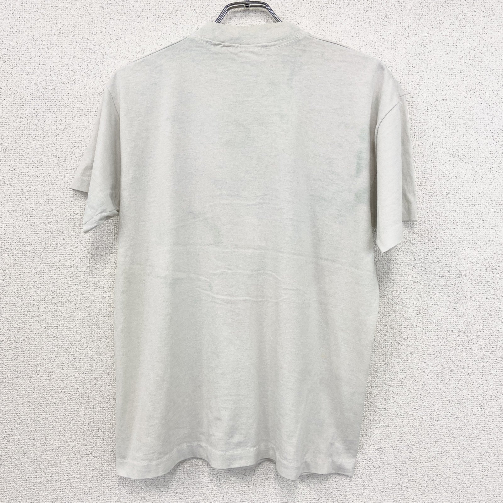 ～90s　半袖プリントTシャツ　ヴィンテージ　シングルステッチ　白　ホワイト　