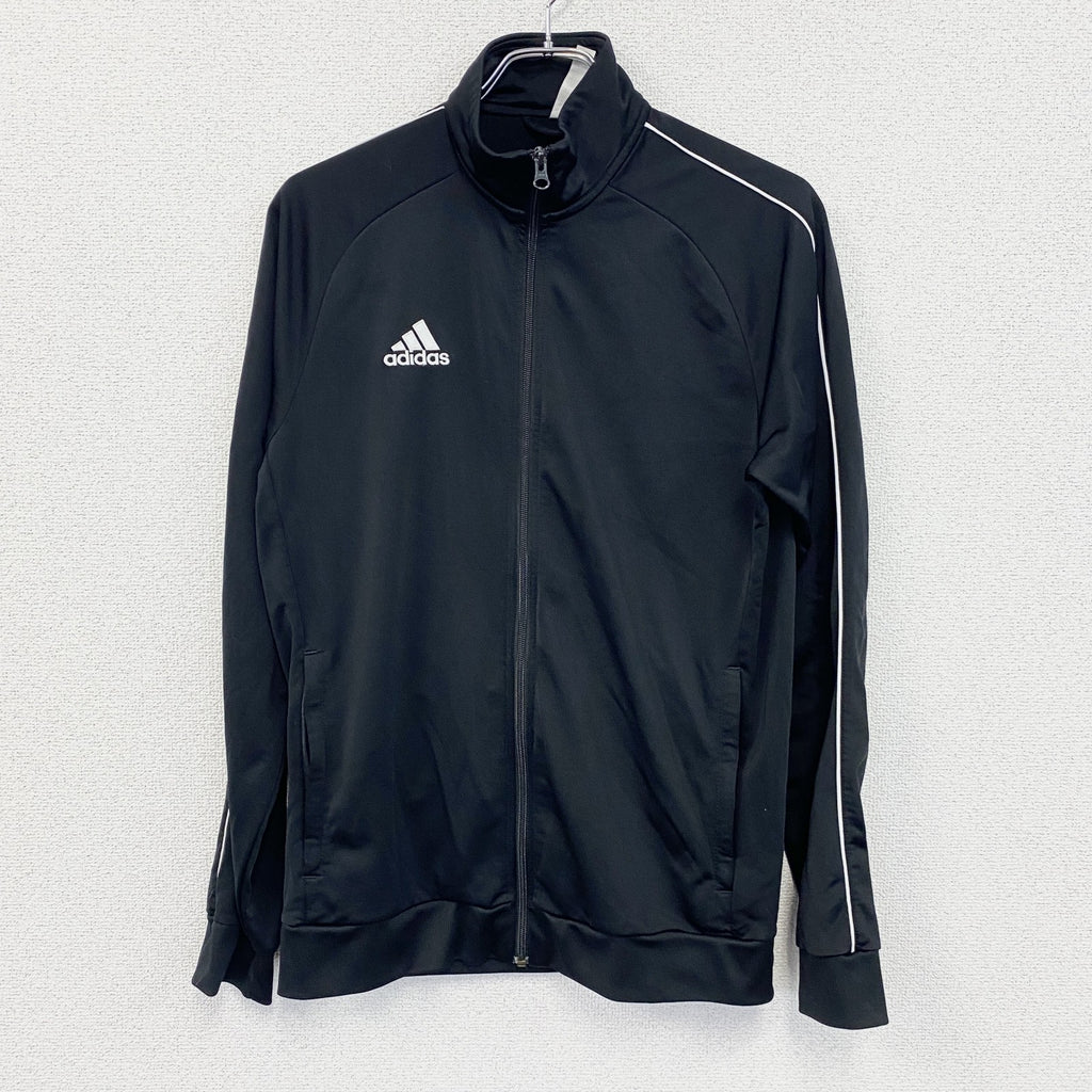 adidas　アディダス　トラックジャケット/ジャージ　黒　ブラック　Mサイズ