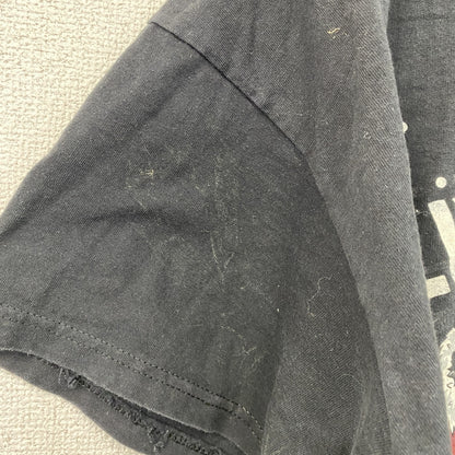 半袖プリントTシャツ　Santa Claus　サンタクロース　黒　ブラック　XLサイズ