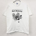 90s　Hanes　ヘインズ　半袖プリントTシャツ　ヴィンテージ　シングルステッチ　白　ホワイト　Lサイズ