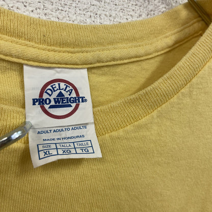 DELTA PRO WEIGHT　半袖プリントTシャツ　熱帯魚　献血　黄色　イエロー　XLサイズ