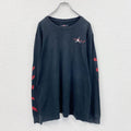 AIR JORDAN　エアジョーダン　長袖Tシャツ/ロンT　黒　ブラック　XLサイズ