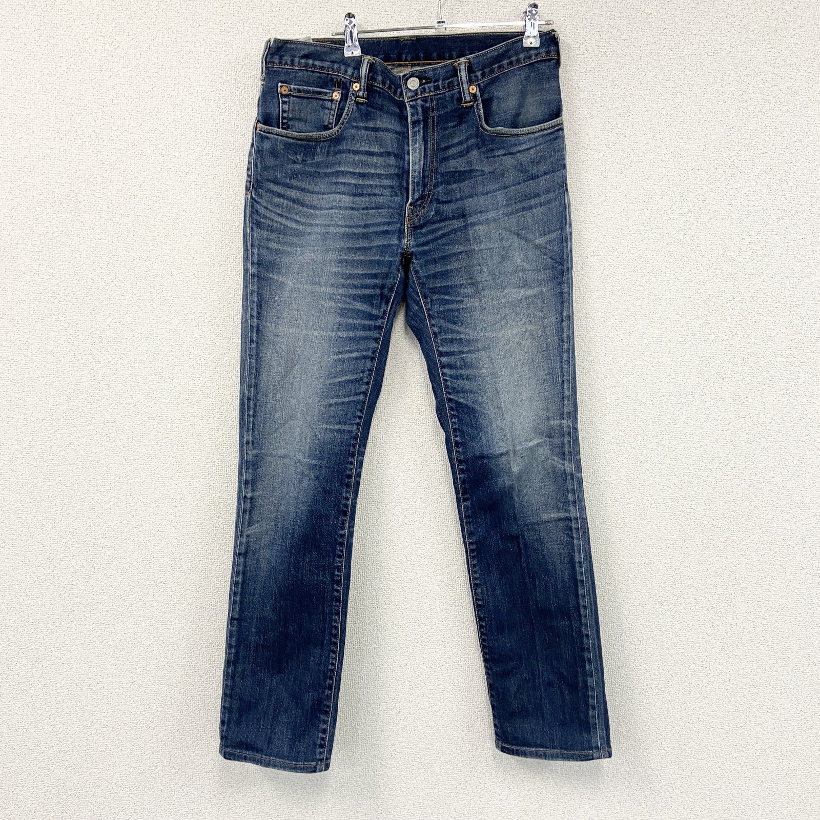 Levi's　リーバイス　551　デニムパンツ/ジーンズ　フェード　縦落ち　鬼ヒゲ　ジップフライ　インディゴ　W32サイズ