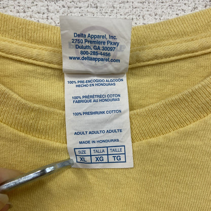 DELTA PRO WEIGHT　半袖プリントTシャツ　熱帯魚　献血　黄色　イエロー　XLサイズ