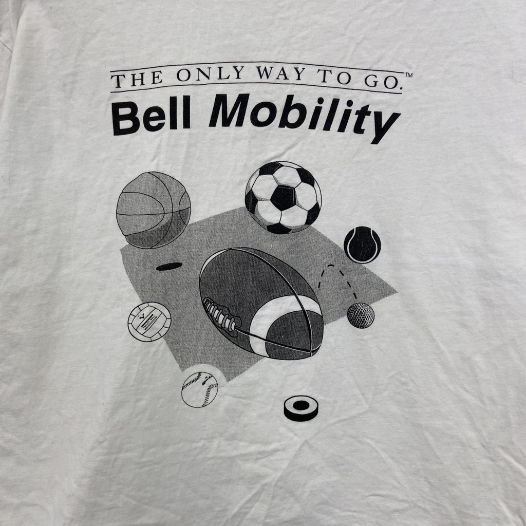90s　Hanes　ヘインズ　半袖プリントTシャツ　ヴィンテージ　シングルステッチ　白　ホワイト　Lサイズ