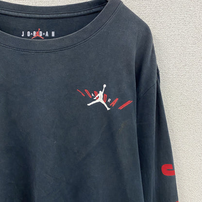 AIR JORDAN　エアジョーダン　長袖Tシャツ/ロンT　黒　ブラック　XLサイズ