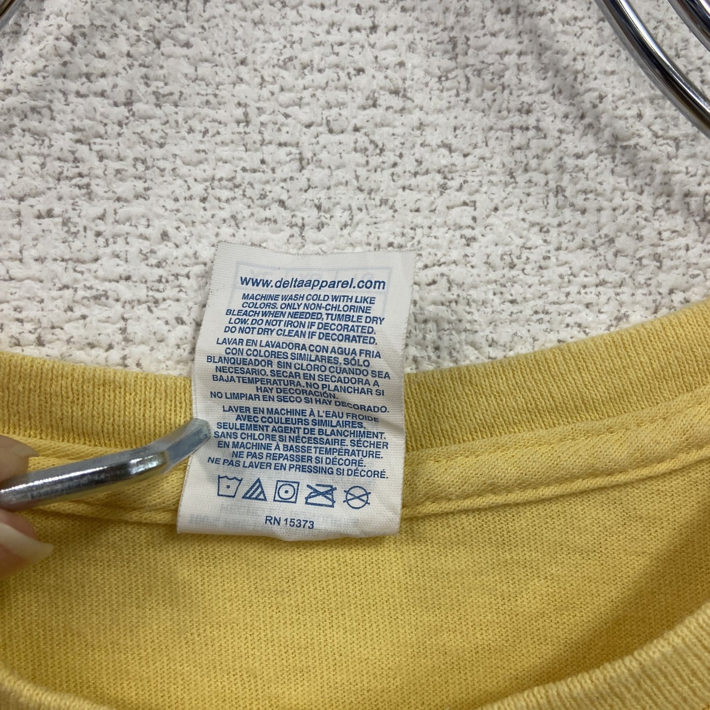 DELTA PRO WEIGHT　半袖プリントTシャツ　熱帯魚　献血　黄色　イエロー　XLサイズ
