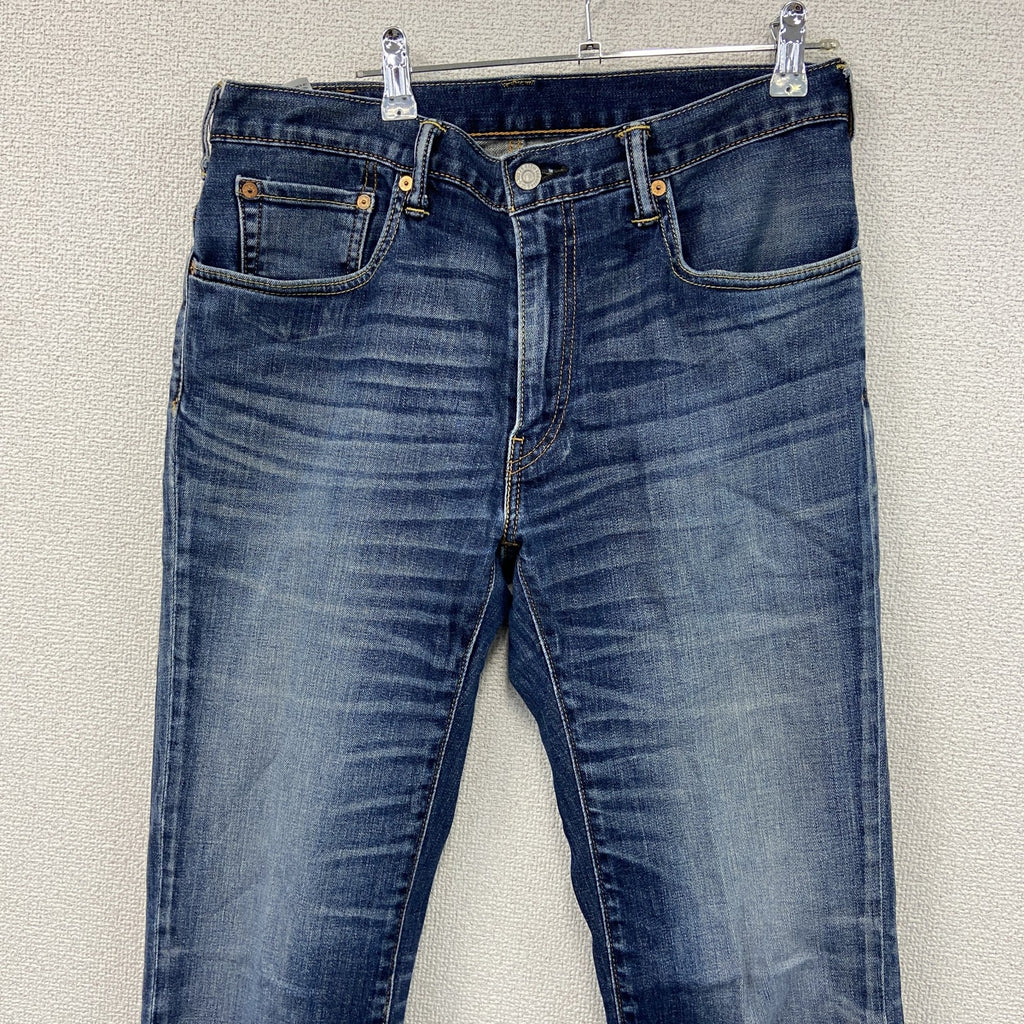 Levi's　リーバイス　551　デニムパンツ/ジーンズ　フェード　縦落ち　鬼ヒゲ　ジップフライ　インディゴ　W32サイズ