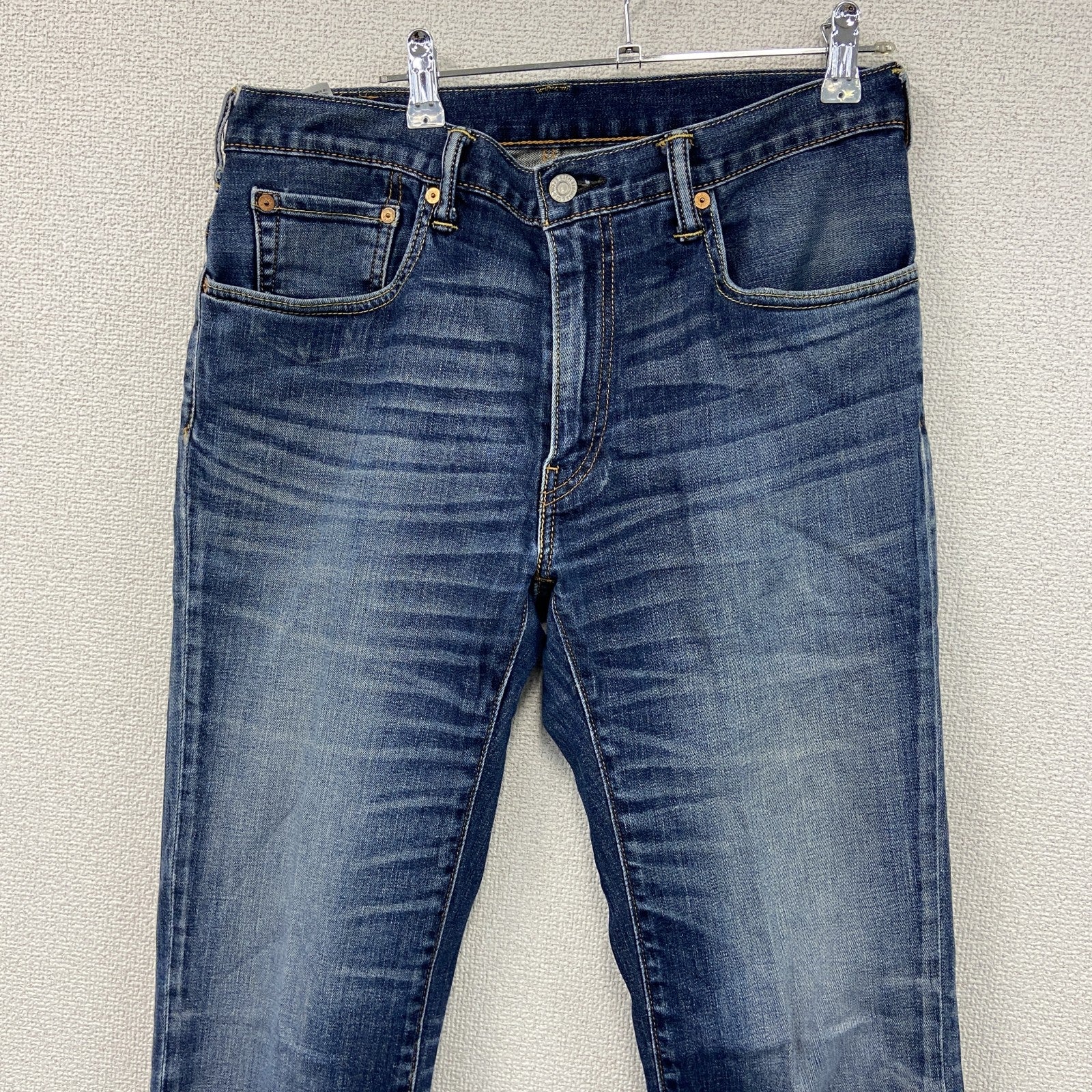 Levi's　リーバイス　551　デニムパンツ/ジーンズ　フェード　縦落ち　鬼ヒゲ　ジップフライ　インディゴ　W32サイズ