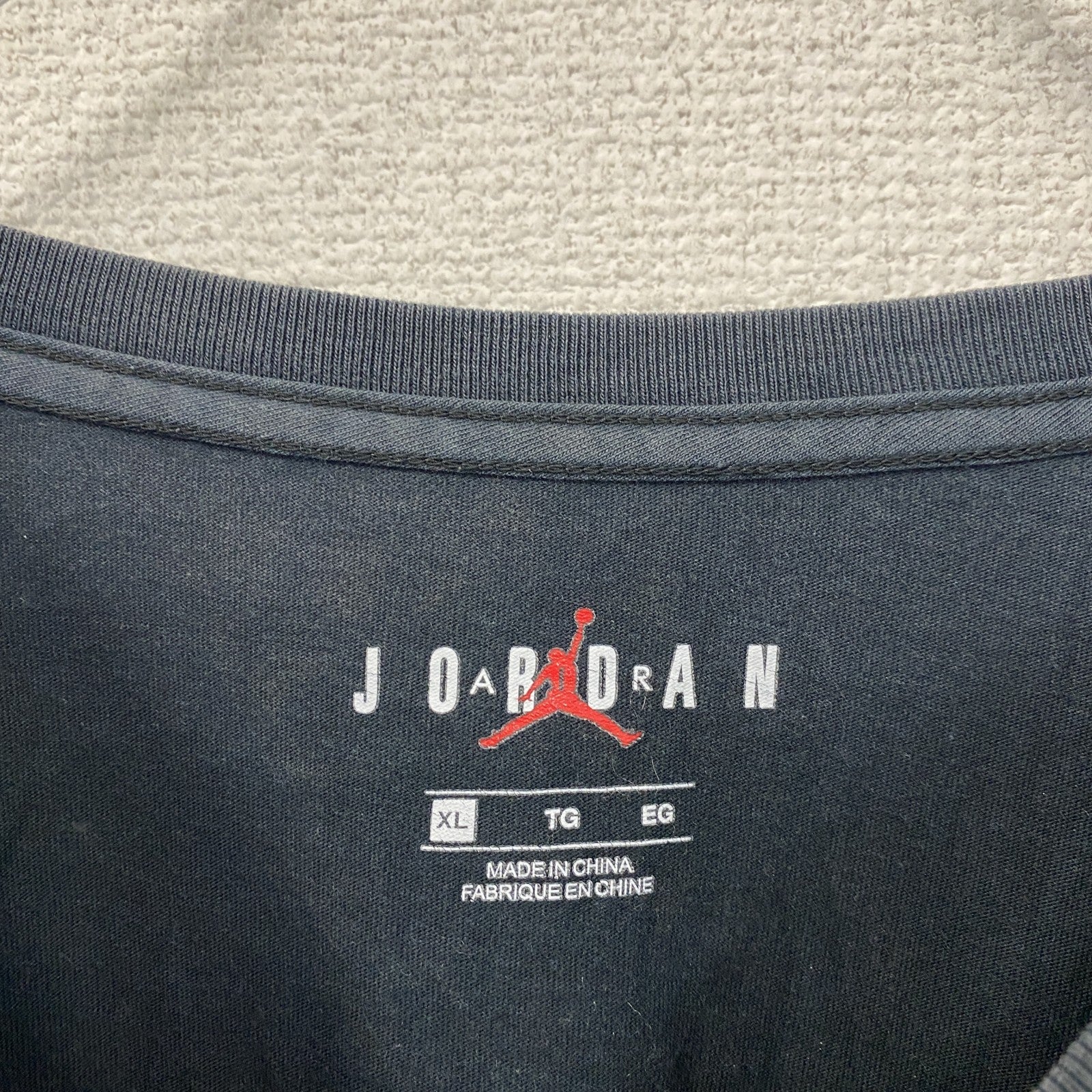 AIR JORDAN　エアジョーダン　長袖Tシャツ/ロンT　黒　ブラック　XLサイズ