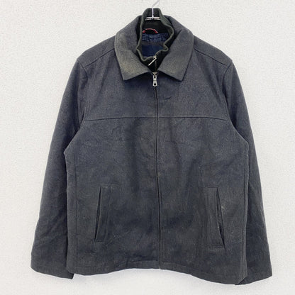 古着 used　TOOMY HILFIGER　トミーヒルフィガー　フルジップブルゾン　灰色　ダークグレー　Lサイズ