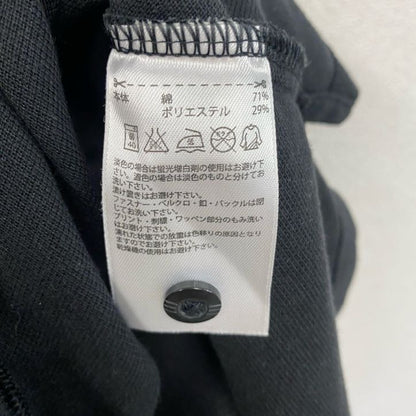 adidas　アディダス　半袖ポロシャツ　パフォーマンスロゴ　黒　ブラック　Lサイズ