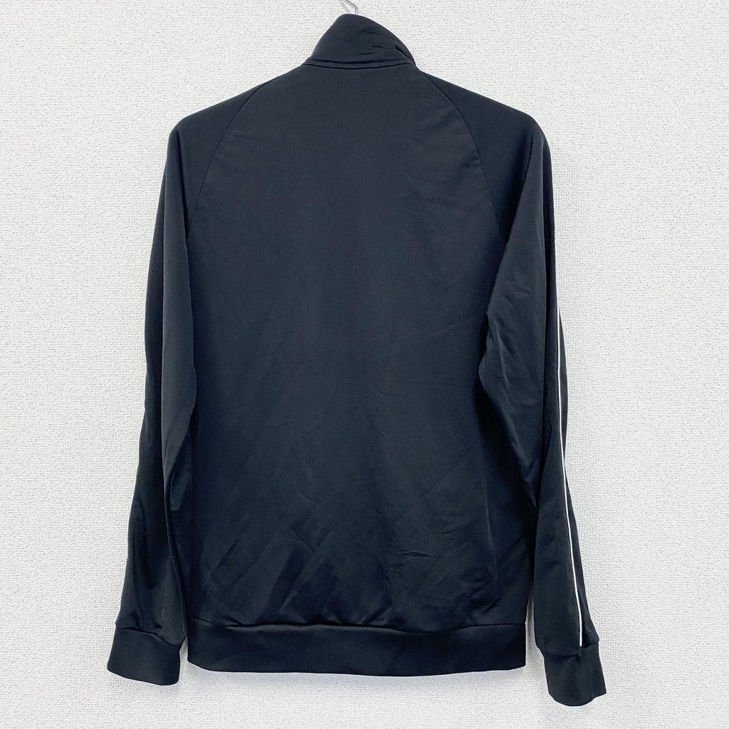 adidas　アディダス　トラックジャケット/ジャージ　黒　ブラック　Mサイズ