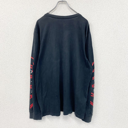 AIR JORDAN　エアジョーダン　長袖Tシャツ/ロンT　黒　ブラック　XLサイズ