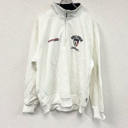 FILA SPORT　フィラ　ハーフジッププルオーバートラックジャケット/ジャージ　白　ホワイト　Lサイズ
