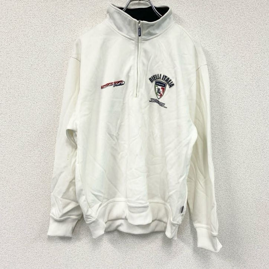 FILA SPORT　フィラ　ハーフジッププルオーバートラックジャケット/ジャージ　白　ホワイト　Lサイズ