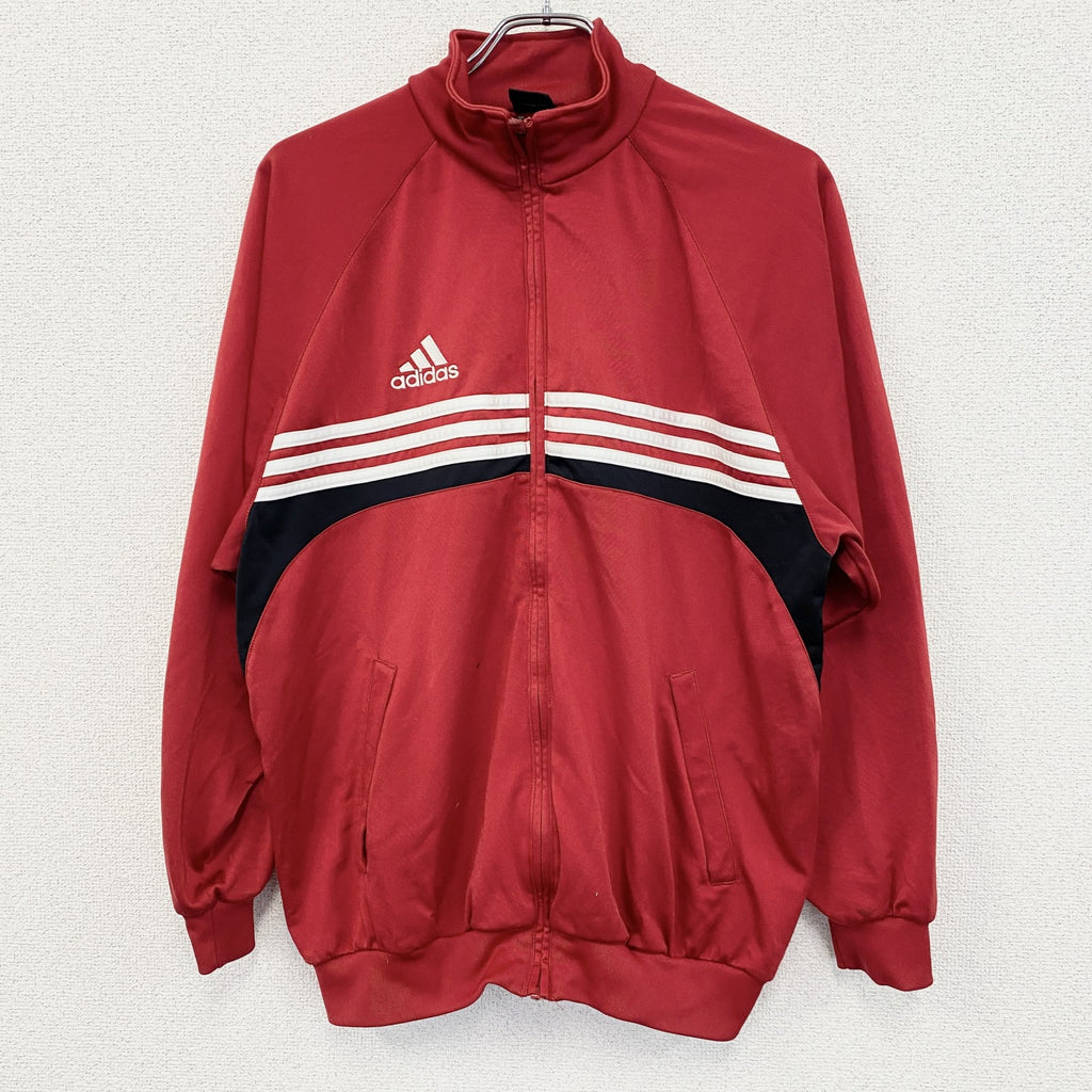 adidas　アディダス　トラックジャケット/ジャージ　赤　レッド　XLサイズ