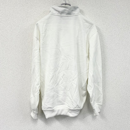 FILA SPORT　フィラ　ハーフジッププルオーバートラックジャケット/ジャージ　白　ホワイト　Lサイズ