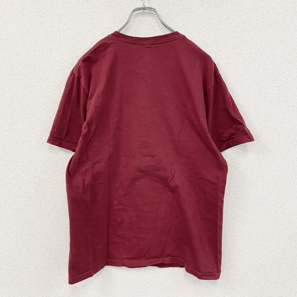 PORT&COMPANY　半袖プリントTシャツ　赤　レッド　Mサイズ