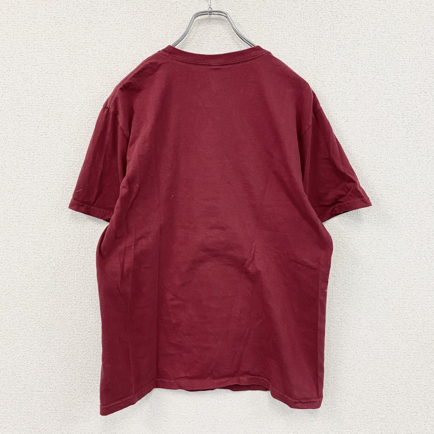 PORT&COMPANY　半袖プリントTシャツ　赤　レッド　Mサイズ
