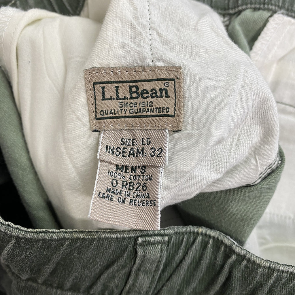 L.L.Bean　エルエルビーン　イージーパンツ　緑　グリーン　Lサイズ　