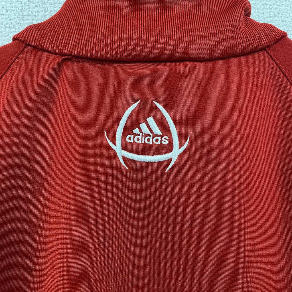 adidas　アディダス　トラックジャケット/ジャージ　赤　レッド　XLサイズ