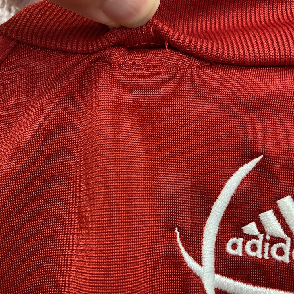 adidas　アディダス　トラックジャケット/ジャージ　赤　レッド　XLサイズ