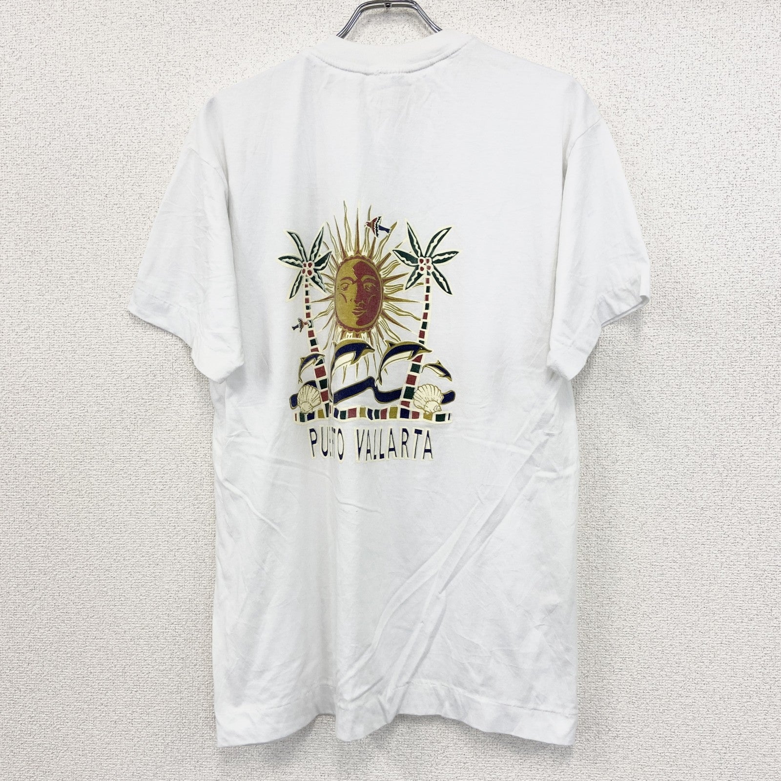 ～90s　Mindy　半袖プリントスーベニアTシャツ　シングルステッチ　両面プリント　ヴィンテージ　白　ホワイト　XXLサイズ