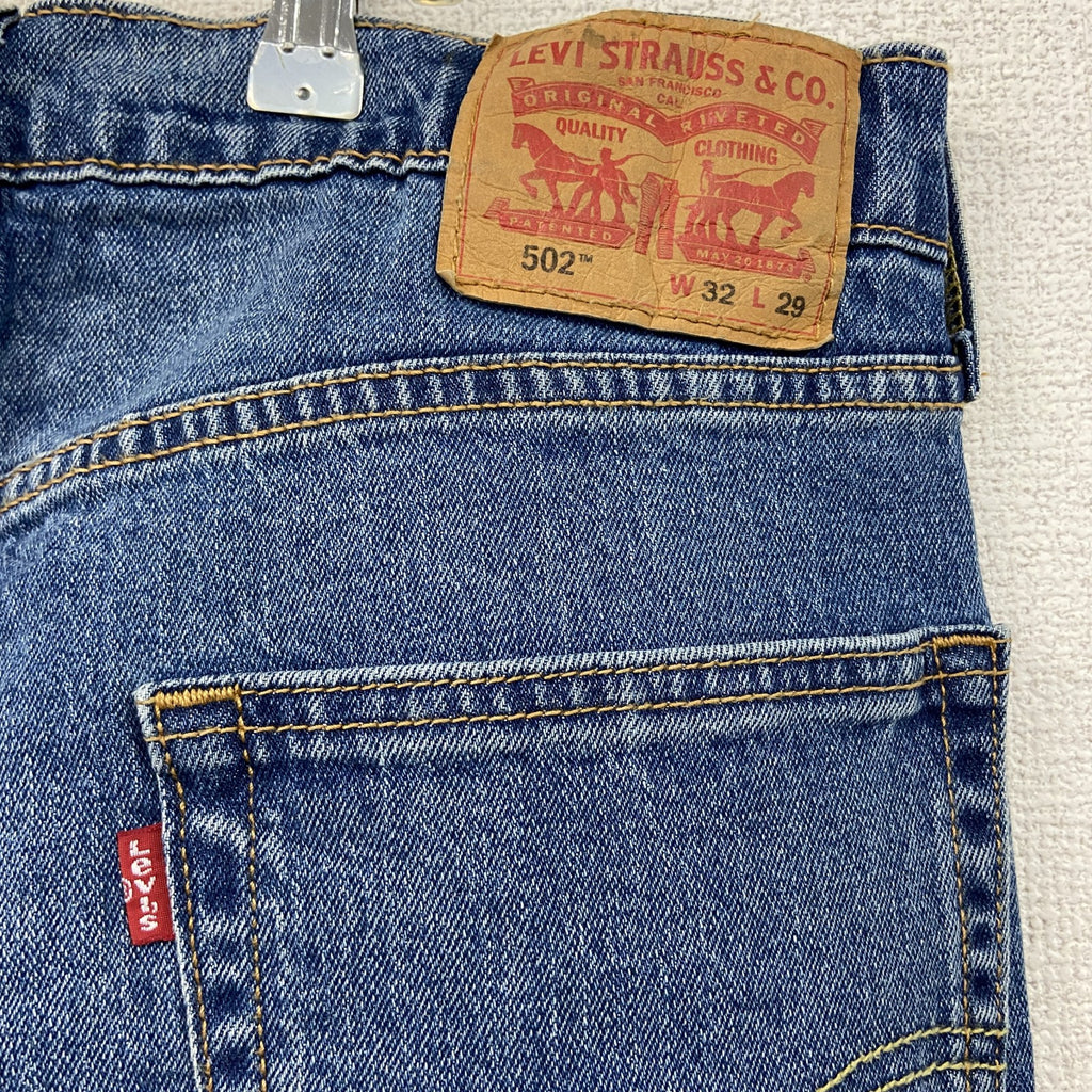 Levi's　リーバイス　502　デニムパンツ/ジーンズ　ジップフライ　インディゴ　W32サイズ