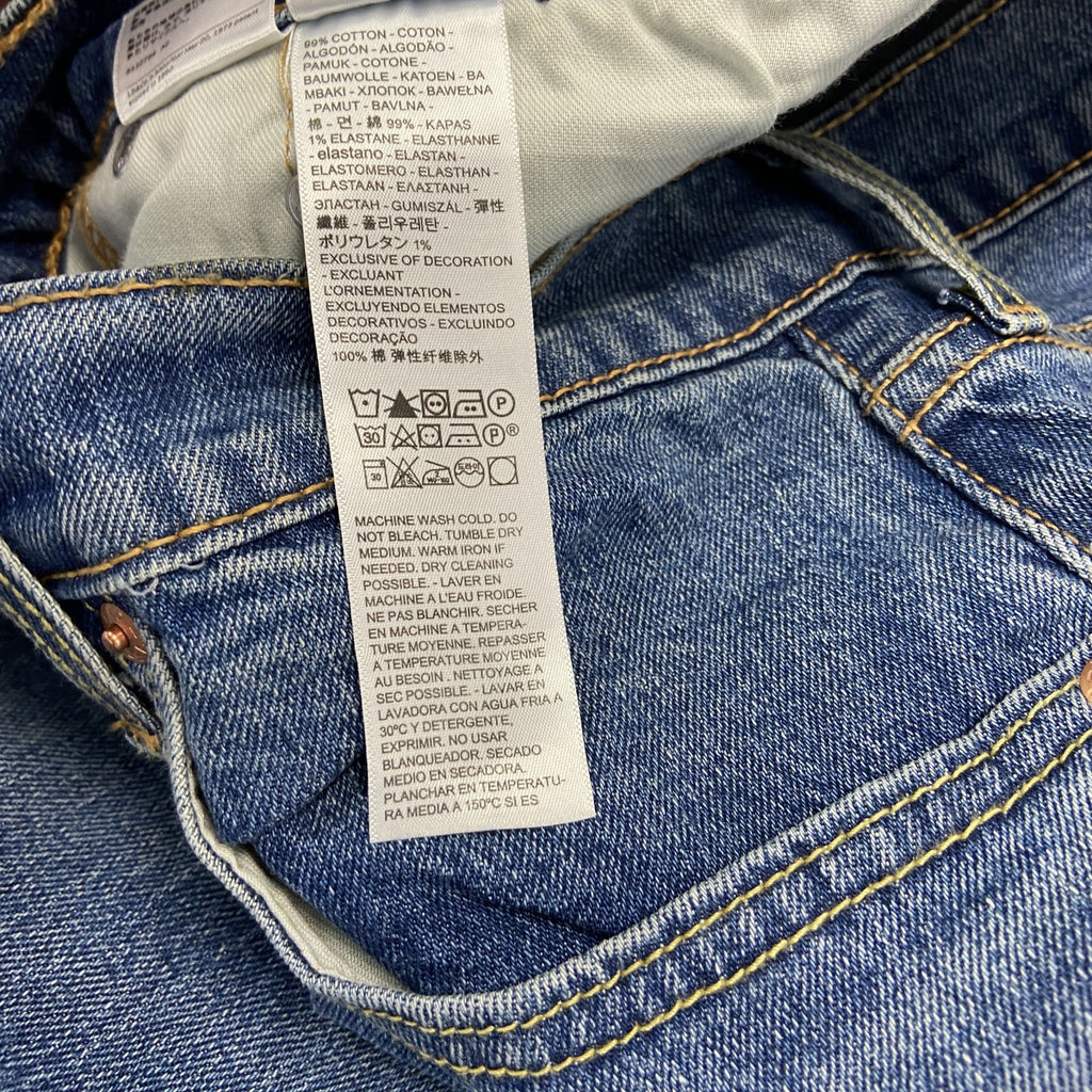 Levi's　リーバイス　502　デニムパンツ/ジーンズ　ジップフライ　インディゴ　W32サイズ