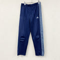 adidas　アディダス　トラックパンツ/ジャージパンツ　パフォーマンスロゴ　刺繍ロゴ　スリーストライプス　紺　ネイビー　Lサイズ