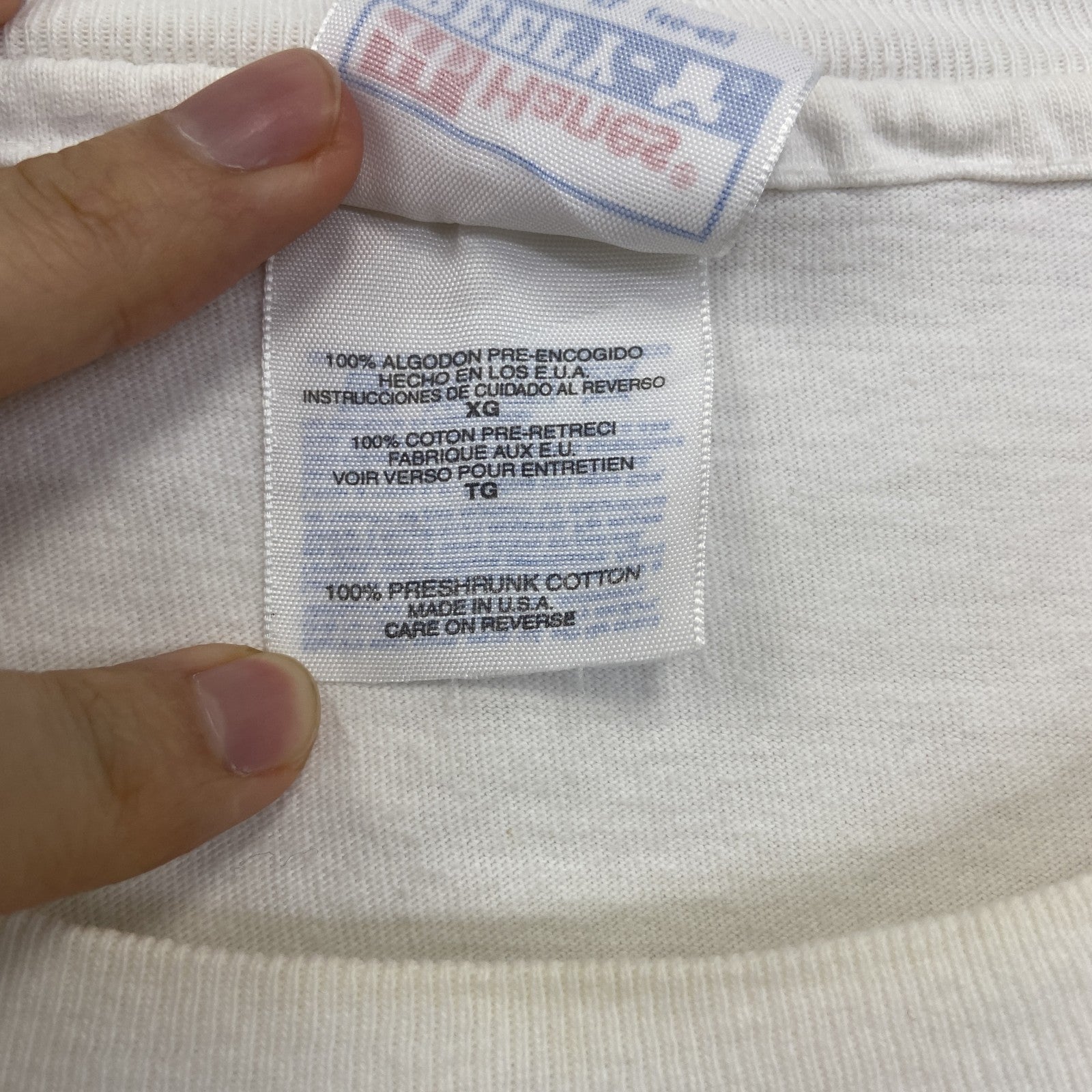 ～00s　Hanes　ヘインズ　半袖プリントTシャツ　ヴィンテージ　シングルステッチ　白　ホワイト　XLサイズ