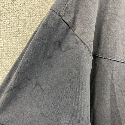 DENIM73　半袖プリントTシャツ　灰色　グレー　XLサイズ