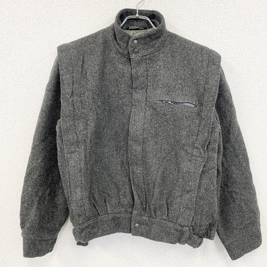 古着 used　American made　アメリカンメイド　ウールジャケット　灰色　ダークグレー
