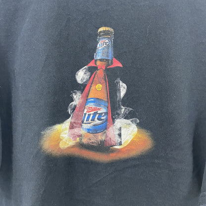 GILDAN　ギルダン　Miller Lite　ミラービール　半袖Tシャツ　企業T　黒　ブラック　XLサイズ