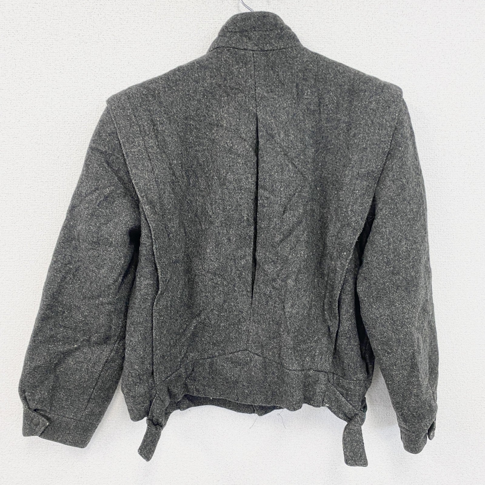 古着 used　American made　アメリカンメイド　ウールジャケット　灰色　ダークグレー