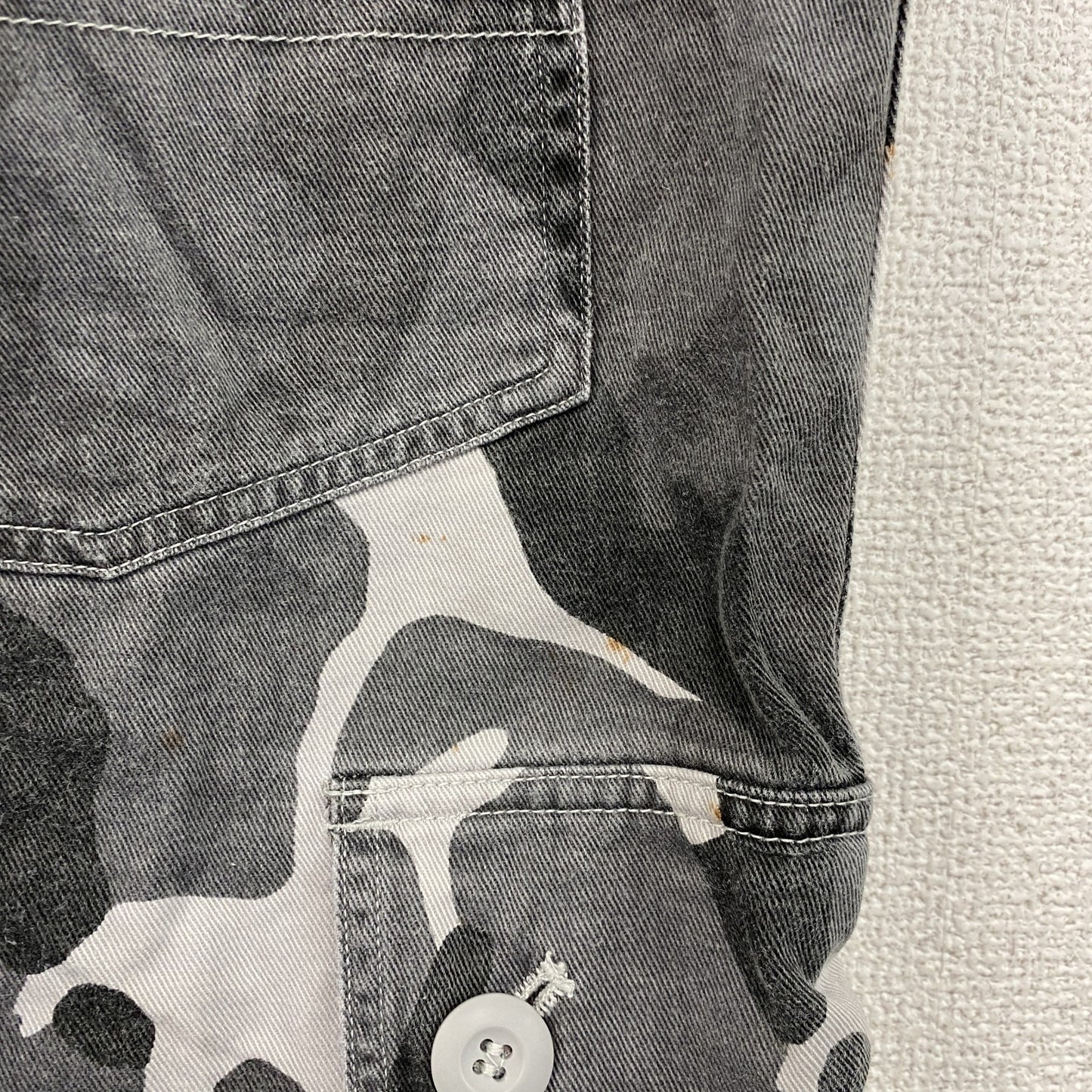 RATON　ラトン　ハーフパンツ/ショートパンツ　カモフラ　迷彩柄　グレー　Lサイズ